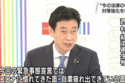 西村大臣｢今回の緊急事態宣言は若者がコロナに慣れた面や､自粛疲れしてるから人出が減らない｣