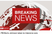 【速報】英国首相ボリス・ジョンソン、ICU入り