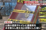 【東京】「面白いと思って…」公園の滑り台や水飲み場に接着剤、高校生5人を逮捕