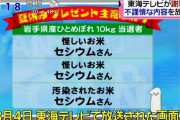 【テレビ】フジが謝罪コメント・言いわけ発表　※「怪しいお米 セシウムさん」も８月４日