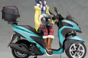 「ゆるキャン△」志摩リンが三輪バイクとセットでフィギュア化、三輪バイクはヤマハ監修で充実の仕上がりに
