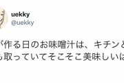 【悲報】ひろゆきの嫁「私の作る味噌汁は出汁も取っててそこそこ美味しいはず（泣）」
