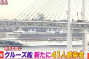 【悲報】横浜港のクルーズ船　新たに41人の新型コロナウイルス感染を確認　厚労省