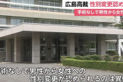 【画像】「手術なしで性別変更認める」。この判決を出したのがこの裁判長！