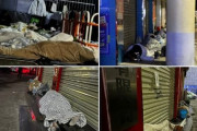【衝撃画像】中国深セン、市場周辺で野宿する人々の現実ｗｗｗ