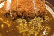 【画像】「チーズカツカレー南蛮うどん、くださーい」　→　どうせセットメニューだろと思って注文した結果、出されたモノが強すぎたｗｗｗｗｗ