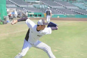 阪神青柳晃洋、西勇輝らが投手指名練習　５日から天王山の関東遠征へ汗流す