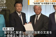 LGBT法案採決決定でネトウヨ界隈がメチャクチャになる