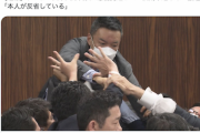 【山本太郎ダイブ】れいわ大石「懲罰粉砕しました。自公立らはビビって逃げていきよった。本人『反省』なんかしとらんで」参議院は暴力容認の府へ