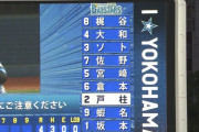 【悲報】DeNA嶺井捕手、わずか1回で交代