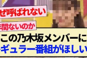 【乃木坂46】この乃木坂メンバーにレギュラー番組がほしい…【5chスレ・3期生・乃木坂工事中・乃木坂お試し中】