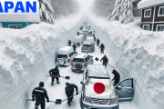 海外「想像できない…」日本を襲った前代未聞の大雪映像に衝撃