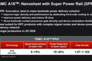 台湾TSMC､1.6nm世代の半導体製造プロセス｢A16｣を発表 2026年に製造開始予定