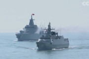 中国軍の新型055型駆逐艦が対岸目標を砲撃する訓練映像を公開…台湾を牽制する狙い！