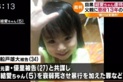 【速報】船戸優愛ちゃん事件で父親に懲役13年