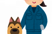 警察犬→優しすぎると落第！人が好きすぎると落第！怖がりだと落第！のんびり屋だと落第！