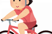 自転車の練習してた4歳の娘が転んで目の下に傷を負ってしまった