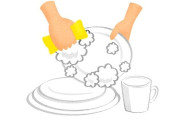 食器洗剤のCMで油まみれの皿をいきなりスポンジで洗うのっておかしくない？