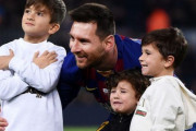 【リーガエスパニョーラ】4歳のメッシ息子、「父とそっくりのドリブルシュート」がこれ
