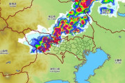 【速報】東京豪雨