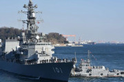中東地域情報収集活動から海自護衛艦「むらさめ」が横須賀に帰港…岸防衛相「立派に任務完遂した」！