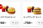 【画像】マックとバーガーキングのセットの値段を比較した結果がこちらｗｗｗｗ