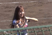 【台湾チア】 楽天ガールズ、ロッテとの練習試合でハーフタイムショー