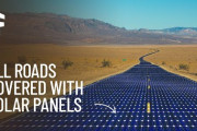 【大勝利】太陽光発電、全ての道路にパネルを敷き詰めるだけで原発300基分に