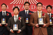 ウエスタン表彰式　阪神・村上頌樹が２冠「来季は１軍ローテに」秋山、二保も受賞