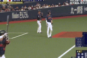 【阪神対侍ジャパン】侍ジャパン、6回表2アウト三塁から鈴木誠也のサードゴロの間に三塁ランナーが生還！リードを3点に広げる！！！！！