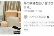 【悲報】ラファエル「収益が大変厳しくなってきた。もう贅沢できない」都内から引っ越しへ
