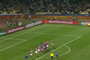 【動画】2010年南アフリカW杯デンマーク戦での遠藤保仁の完璧なフリーキック