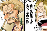 ワンピースの”赤足のゼフ”ってアニメと原作じゃ足が無くなる理由が違うんだな