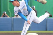 日ハム畔柳、サムスン戦で2回完全投球も「全然だめ。ストレートが浮く」