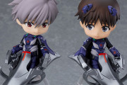 『エヴァ』プラグスーツ姿のシンジ&カヲルのフル可動仕様のねんどろいど登場！ロンギヌスの槍、カシウスの槍などが付属