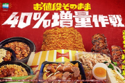 【悲報】ファミマの40%増量キャンペーン、嘘だった
