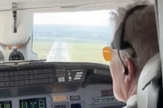 酔いそう(@_@;)ストームによる強風の中、飛行機を見事に着陸させたパイロットのGJ動画。