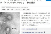 【新型肺炎・コロナウイルス】 WHO 「マスクは予防にならない。」日本「騙されねぇよｗ」