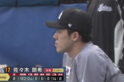 佐々木朗希が8回で降板　パーフェクト継続中も打線の援護なく…井口監督交代決断