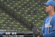 日ハム姫野優也「まだまだ実力不足を痛感しました」