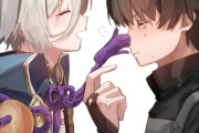 【FGO】じゃれる蘭ちゃんくんとぐだ男！！　ぐだ男羨ましい