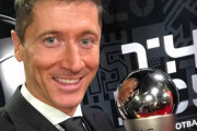レヴァンドフスキが2年連続で「FIFA年間最優秀選手賞」を受賞！