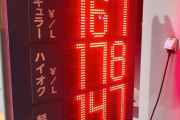 【悲報】今だにガソリンが『170円台』なんだがｗｗｗｗｗ