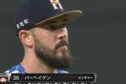 【悲報】日ハムバーヘイゲン、3回持たず炎上降板