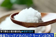 「7gなんて無理」厚労省が塩分量の目標値を“減塩” ネットで嘆きの声も…専門家の見解は
