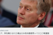 ロシア政府報道官、「存亡の危機」での核兵器使用に言及…[海外の反応]