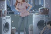 【悲報】朝の洗濯で腰を痛めた奥さま、夜間の洗濯と旦那のモラハラで絶望的状況に