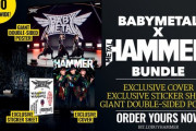 BABYMETAL限定版『METAL HAMMER』別カバーとステッカーシート付き