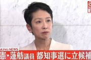 蓮舫　都知事に立候補へ　午後会見