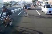【動画】宇都宮市の県道70号を暴走するロードバイクの集団が話題に。